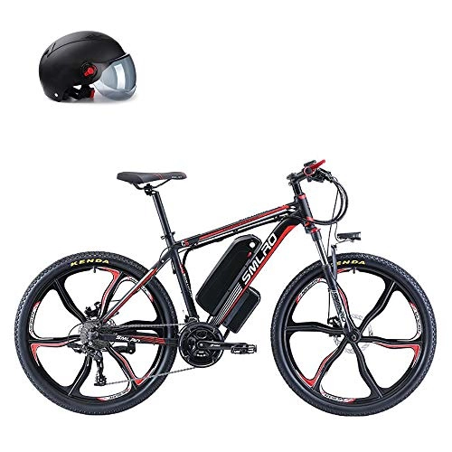 Bicicletas eléctrica : Pc-Glq Bicicleta Eléctrica De Montaña, 26" 500W Batería 48V E-Bike Sistema De Transmisión De 27 Velocidades con Linterna con Batería De Litio Desmontable, Velocidad Máxima 25 Km / H, 13A