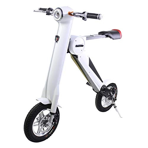 Bicicletas eléctrica : Riscko Bicicleta Scooter Elctrico Plegable Bep-02 Liquidacin Blanco - V1