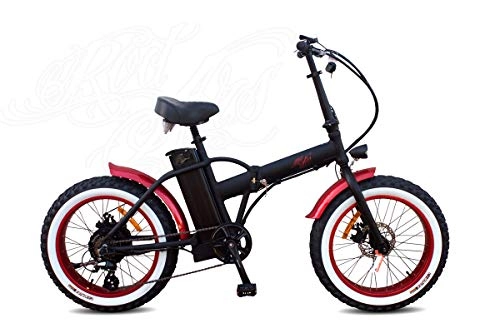Bicicletas eléctrica : Rodars Pedelec eBike Bicicleta Eléctrica Plegable Fatty 250W 11Ah Samsung 25km / h Autonomía 45-60km