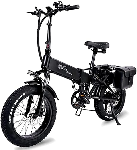 Bicicletas eléctrica : RX20 Bicicleta Eléctrica Plegable para Adultos 48V 15AH, Motor 48V 85N.m, Shimano de 7 Velocidades, con Medidor LCD a Color, Suspensión Completa, Rango: 50-80KM