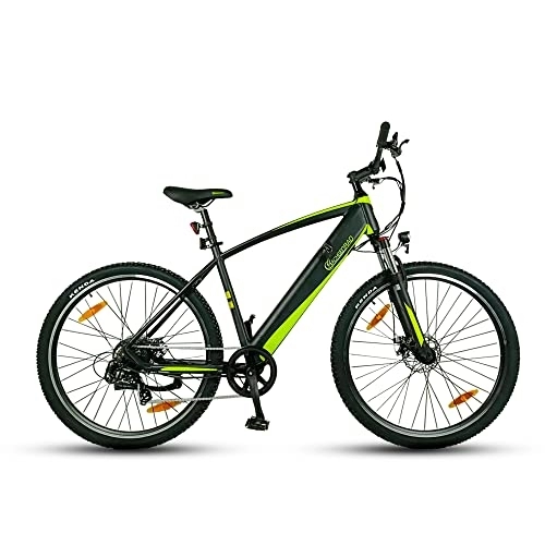 Bicicletas eléctrica : SachsenRad Bicicleta eléctrica R8 Flex II | 27, 5 pulgadas, motor de 250 W, cambio Shimano de 7 velocidades, frenos de disco, pantalla LCD, neumáticos Kenda, luz delantera con certificado StVZO