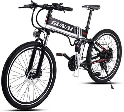 Bicicletas eléctrica : Scooter Bicicleta Eléctrica Bicicleta de Montaña a Campo Traviesa Batería de Litio de 48V 500W 21 Velocidad Ser Aplicable Montaña Al Aire Libre Negro / A / Load bearing250KG