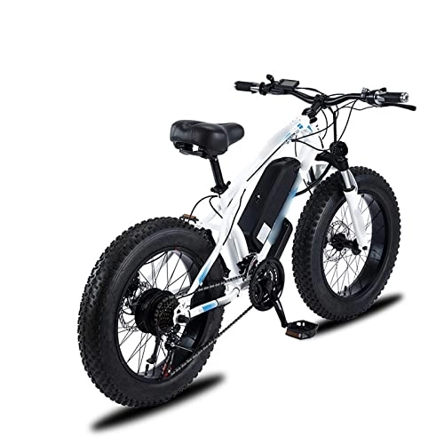 Bicicletas eléctrica : TABKER Bicicleta para hombres y mujeres, bicicleta de montaña de velocidad, vehículo eléctrico de acero de alto carbono, alta potencia,