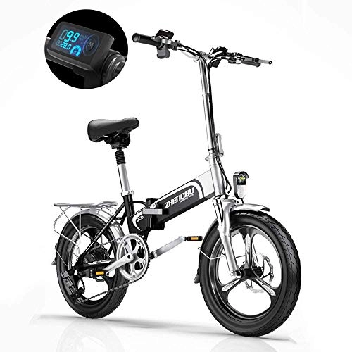 Bicicletas eléctrica : TCYLZ E-Bike - Bicicleta eléctrica con batería de litio (48 V, 10 Ah) y motor de 400 W con 7 marchas Shimano
