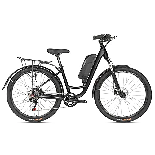 Bicicletas eléctrica : TGHY Bicicleta de Ciudad Eléctrica de 36V 350W Asistencia de Pedal E-Bike de Crucero Alcance de 40km Batería Extraíble de 13Ah 8 Velocidades Bicicleta de Conmutación de 26" para Adultos