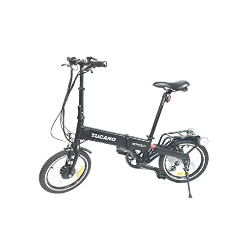 Bicicletas eléctrica : Tucano Bikes Ergo 3 Velocidades (Negro)