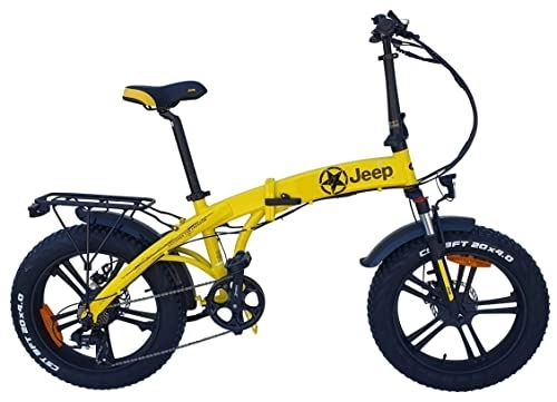 Bicicletas eléctrica : Tucano Bikes Jeep Amarilla Bicicleta electrica, Adultos Unisex, Unico