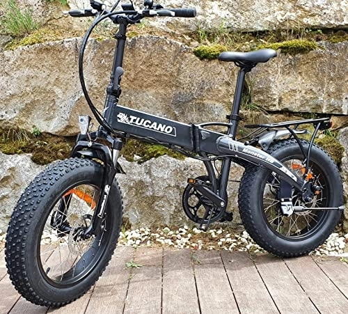 Bicicletas eléctrica : Tucano Bikes Monster 20" HB 2023 Bicicleta electrica, Adultos Unisex, Gris, Unico