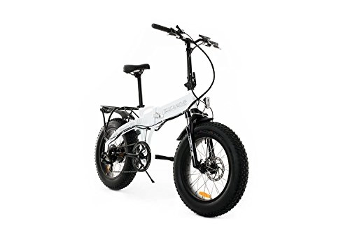 Bicicletas eléctrica : Tucano Bikes Monster HB Bicicleta Eléctrica Plegable, Blanco (Benz), Talla Única
