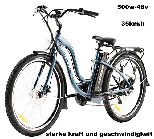 Bicicletas eléctrica : Tucano Bikes Monster X-Road. Bicicleta elctrica Sistema Reactive Sensor Motor: 500W-48V Velocidad mxima: 33 Km / h Batera Samsung: 48V 12Ah Gris Antracita.