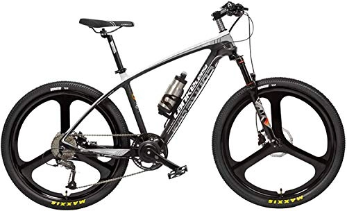 Bicicletas eléctrica : TYT Bicicleta de Montaa Elctrica S600 26 Pulgadas Power Assist E-Bike 400W 36V Batera Extrable Marco de Fibra de Carbono Freno de Disco Hidrulico Sensor de Par Sensor de Pedal Asistencia de Bici