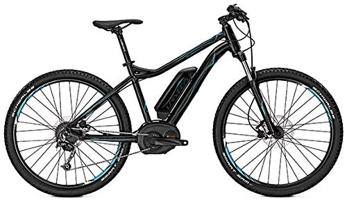 Bicicletas eléctrica : Univega Vision E 1.0 Sky, 27, 5 pulgadas, eBike Bosch de 9 velocidades, 2016, negro mate RH 48 / L