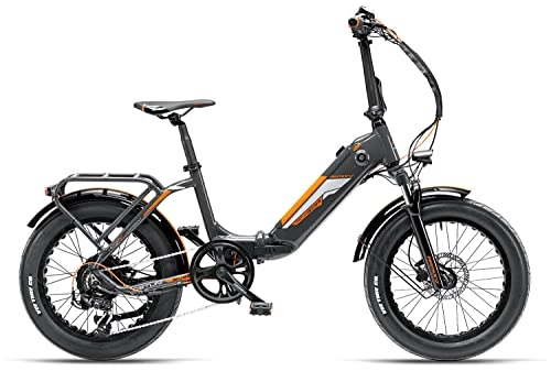 Bicicletas eléctrica : Usos Boss Armony - Bicicleta eléctrica (250 W, pedal asistido, gris)