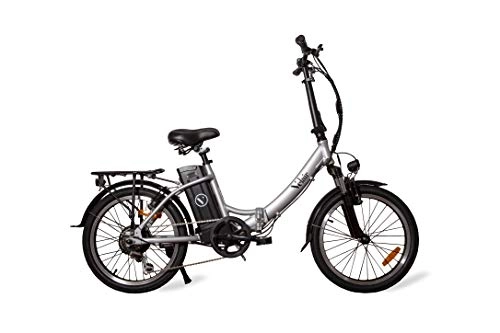 Bicicletas eléctrica : Velair Urban Bicicleta eléctrica, Unisex Adulto, Gris