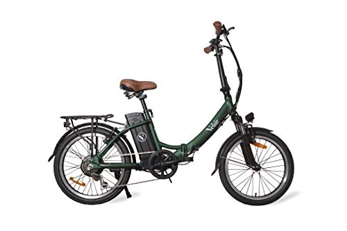 Bicicletas eléctrica : Velair Urban Bicicleta eléctrica, Unisex Adulto, Verde