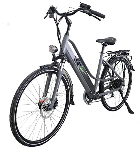 Bicicletas eléctrica : Verlyn Bicicleta elctrica de Ciudad. Batera de 13 AH / 500 W. Frenos de Disco hidrulicos. Ruedas de 27" 5. Autonoma de ms de 70 kms. Piezas elctricas de 2 aos, Marco y Horquilla de 5 aos.