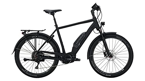 Bicicletas eléctrica : Victoria E-Adventure 8.8 - Bicicleta eléctrica para hombre (55 cm), color negro mate