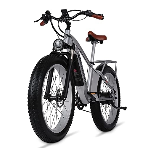 Bicicletas eléctrica : Vikzche Q Bicicleta eléctrica MX04 48 V 250 W, neumáticos anchos 4.0, MTB