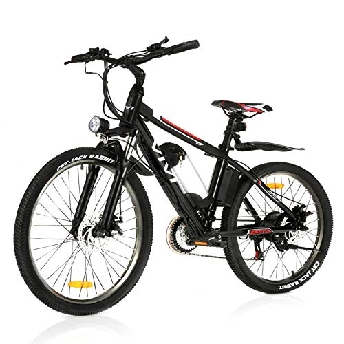 Bicicletas eléctrica : VIVI Bicicleta Eléctrica 250 W, Bicicleta Eléctrica de Montaña con Batería Extraíble 36 V / 8Ah, Velocidad Máxima 25 km / h, 21 Velocidades, Kilometraje de Recarga hasta 40 km