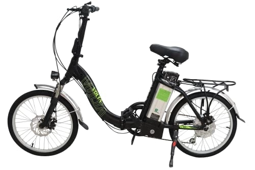 Bicicletas eléctrica : VOLTA Bicicleta eléctrica plegable PEDELEC plegable, 250 W, 25 km / h, 8, 8 V