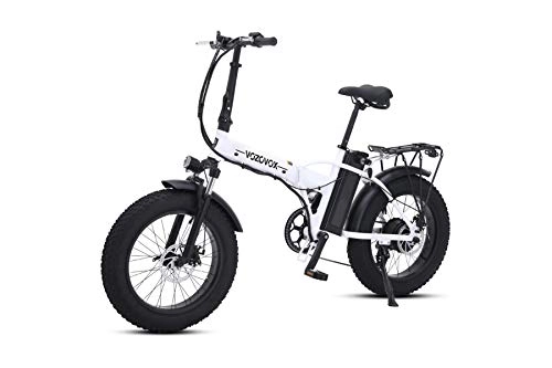 Bicicletas eléctrica : VOZCVOX Bicicleta Eléctrica Plegable, E-MTB 20", Shimano 7vel, batería Litio 48V15Ah Bicicleta Eléctrica City
