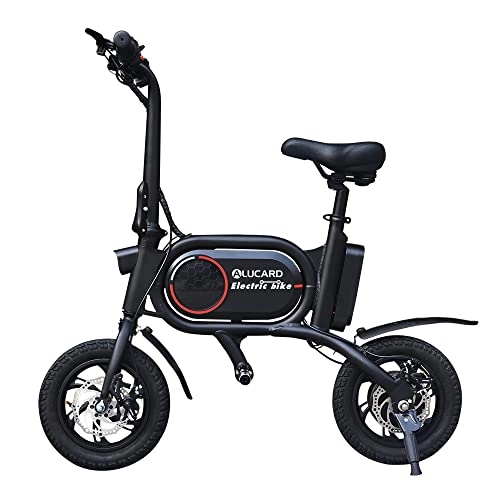 Bicicletas eléctrica : Warehouse In Europe 36V 6Ah Battery Powerful Motor Electric Mountain Bike 12 Inches Tyres Folding Bicycle Adult City Ebike