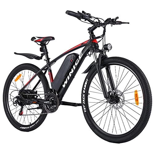 Bicicletas eléctrica : Wince Bicicleta eléctrica e-Bike, 27.5 Pulgadas e-Bike Bicicleta de montaña / batería de Litio extraíble de 36V 10.4AH / Palanca de Cambios Shimano de 21 velocidades