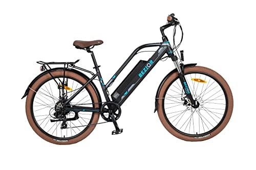 Bicicletas eléctrica : Women's Electric Bicycle, 48V12.5Ah 250W Motor Power, 26inch Wheels, up to 25KM Mileage(A)
