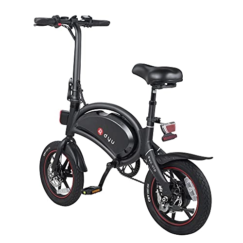 Bicicletas eléctrica : WSCC Bicicleta Eléctrica Plegable Adulta, Velocidad Máxima 25km / H, Bicicleta Eléctrica Adulta con Pedales, Fáciles De Plegar Y Fácil De Transportar