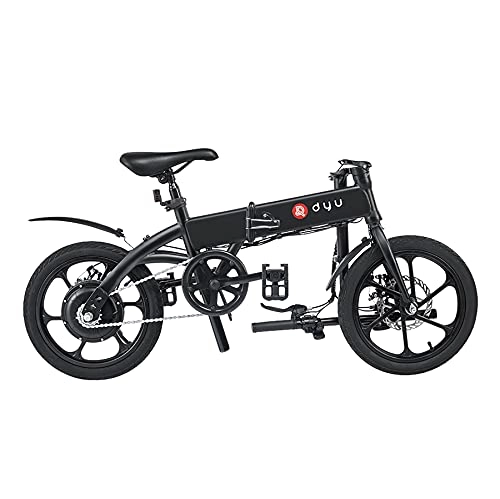 Bicicletas eléctrica : WSCC Bicicleta Eléctrica Plegable Adulta, Velocidad Superior 25 Km por Hora, Kilometraje 15-20 Km, Fácil De Plegar, Ligero, Adulto Eléctrico De La Bicicleta De Cercanías
