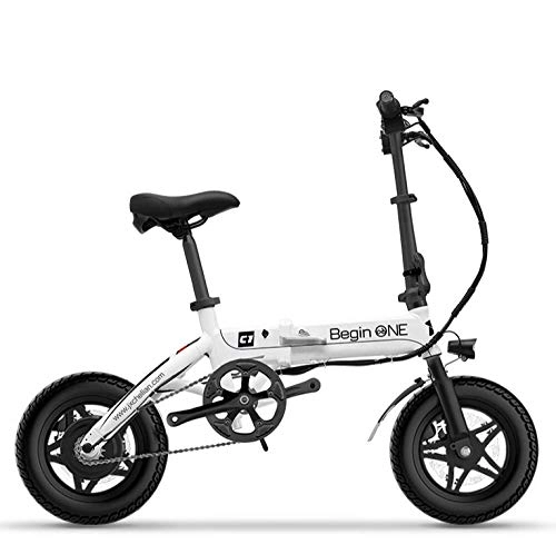 Bicicletas eléctrica : WXJWPZ Bicicleta Eléctrica Plegable 12 Pulgadas Mini Bicicleta Eléctrica Marco Plegable Bicicleta Eléctrica Plegable Mini Mujer Adulta Ultraligera Pequeña