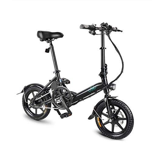 Bicicletas eléctrica : WXJWPZ Bicicleta Eléctrica Plegable 250W Motor 36V 7.8AH Smart Ebike Ligero 16 Pulgadas Asistente De Potencia Plegable Bicicleta Eléctrica, Black