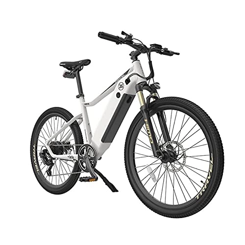 Bicicletas eléctrica : XGHW Bicicleta eléctrica de montaña eléctrica de 750 W, bicicleta eléctrica de 26 pies para adultos, con batería extraíble de 12, 8 Ah, 20 MPH profesional de 7 velocidades (color: blanco)