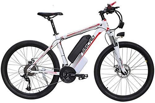 Bicicletas eléctrica : XXXVV 26" Bicicleta eléctrica para Adultos, batería de Litio extraíble, Bicicleta de montaña eléctrica Profesional de 21 / 27 velocidades de transmisión, 21speed