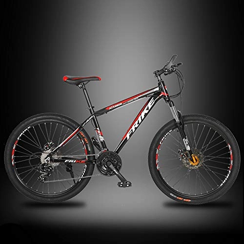 Bicicletas eléctrica : XXXVV Adulto Bicicleta eléctrica de montaña, Bicicletas 350W Nieve, extraíble 36V 12AH batería de Litio de 21 / 27 de Velocidad de Bicicleta eléctrica, 26 Pulgadas Ruedas, Rojo, 21speed