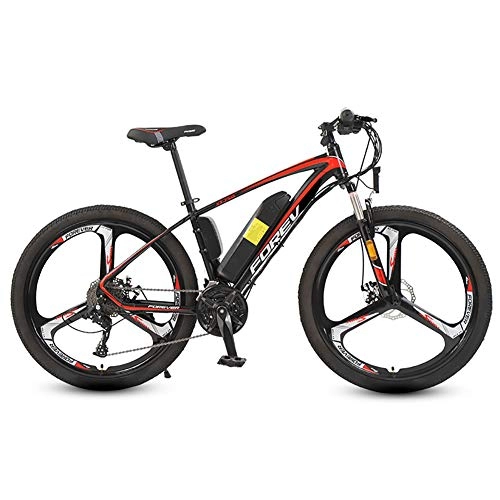 Bicicletas eléctrica : XXZ 26" Bicicleta Eléctrica de Montaña Bicicleta Eléctrica de Plegable con Batería de Litio (36V 250W 10A) 27 Velocidades de Suspensión Completa Premium, 10AH / 35km