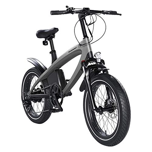 Bicicletas eléctrica : YAUUYA Bicicleta Montaña Adulto Electrica De 20 Pulgadas, con Altavoz Bluetooth, Cuerpo Ultraligero De Aleación De Aluminio Liviano De Aviación, Rango De Duración 130 Km, Carga De 120 Kg