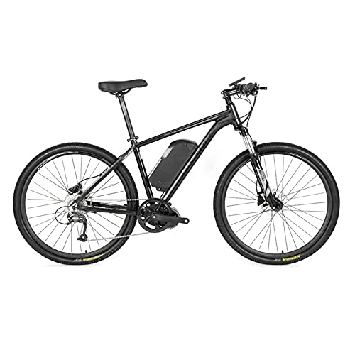 Bicicletas eléctrica : YIZHIYA Bicicleta Eléctrica, Bicicleta de montaña eléctrica de 27, 5 Pulgadas, Velocidad máxima 25 km / h, 3 Modos de Trabajo, Ciclismo al Aire Libre Viajes al Trabajo E-Bike, Black Gray, 48V 10A 350W
