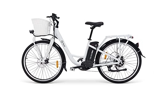 Bicicletas eléctrica : YOUIN 1 2022, Unisex Adulto, Blanco, 26