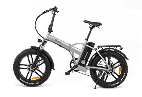Bicicletas eléctrica : Youin Texas Bicicleta eléctrica Plegable 20x4 Fat, Autonomía 45 km, Batería Extraíble, Shimano 6 Vel.