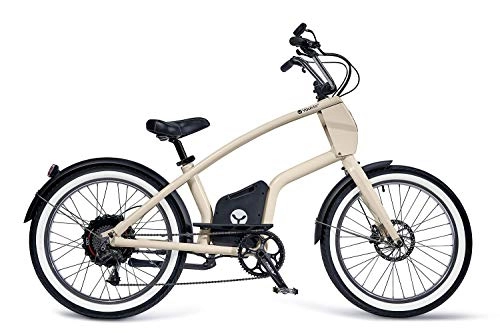 Bicicletas eléctrica : YouMo One C City-Rider - Bicicleta eléctrica, Color Crema, tamaño Medium