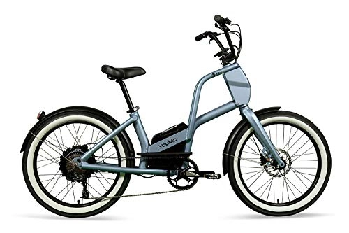 Bicicletas eléctrica : YouMo One City C - Bicicleta elctrica, Color Azul