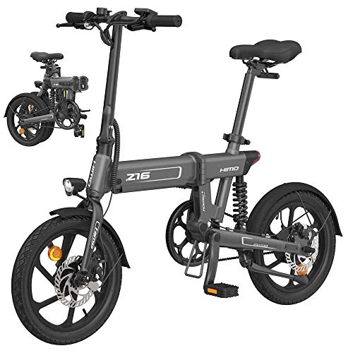 Bicicletas eléctrica : YSHUAI Bicicleta Eléctrica Plegable Bicicleta Eléctrica E Bike MTB Asistencia De Energía con Un Alcance De 80 Km Motor De 10AH 36V 250W, Velocidad Máxima 25 Km / H UN Sistema De Doble Freno, Negro