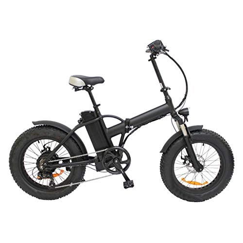 Bicicletas eléctrica : YUN&BO Bicicleta eléctrica, 36V 500W Plegable Fat Tire E-Bici con Doble Freno de Disco, 20 Pulgadas de Bicicletas de montaña Bicicleta eléctrica para los Deportes al Aire Libre Ciclismo