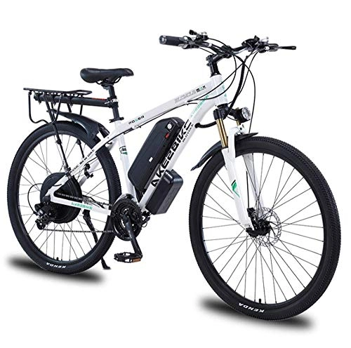 Bicicletas eléctrica : YZ-YUAN Adultos Bicicleta eléctrica 29 Pulgadas Velocidad 48V 12A 1000W MTB Engranajes de suspensión Completa Frenos de Disco Dual Bicicleta de montaña Motor Bicicleta de montaña para Hombres B