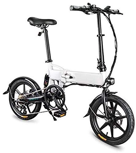 Bicicletas eléctrica : ZEDARO Bicicleta eléctrica Plegable, Bicicleta eléctrica Plegable, 250W 7.8Ah Bicicleta eléctrica Plegable Bicicleta eléctrica Plegable, Bicicleta eléctrica Plegable Bicicleta aleación de Aluminio