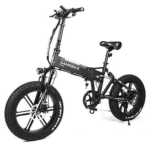 Bicicletas eléctrica : ZIEM Bicicleta Eléctrica Plegable De 20 Pulgadas Bicicleta Eléctrica Asistida con Motor De 48 V Y 500 W, Batería Extraíble, Velocidad Máxima De 35 Km / H, Resistencia De hasta 45 Km