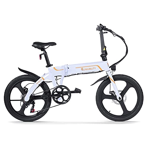 Bicicletas eléctrica : ZIEM Bicicleta Eléctrica Plegable De 20 Pulgadas Bicicleta Eléctrica Portátil Asistida por Energía Rango De Desplazamiento De 40 a 50 Kilómetros Adecuado para Compras, Desplazamientos Y Viajes