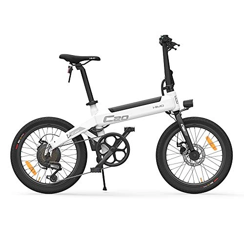 Bicicletas eléctrica : ZIEM Bicicleta Eléctrica Plegable De 20 Pulgadas con Alcance De 80 Km, Ciclomotor Eléctrico Asistido por Energía, 10ah, 50 Km De Duración De La Batería