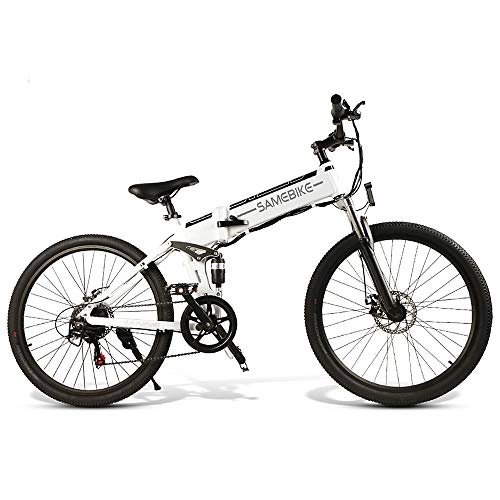 Bicicletas eléctrica : ZIEM Bicicleta Eléctrica Plegable De 26 Pulgadas 500w 10ah Bicicleta Plegable para Adultos Motor De Bicicleta Eléctrica Asistida Duración De La Batería De hasta 35 Km Ciclomotor con Borde